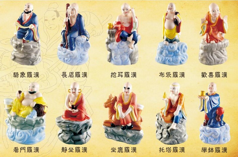 御良源——十八罗汉